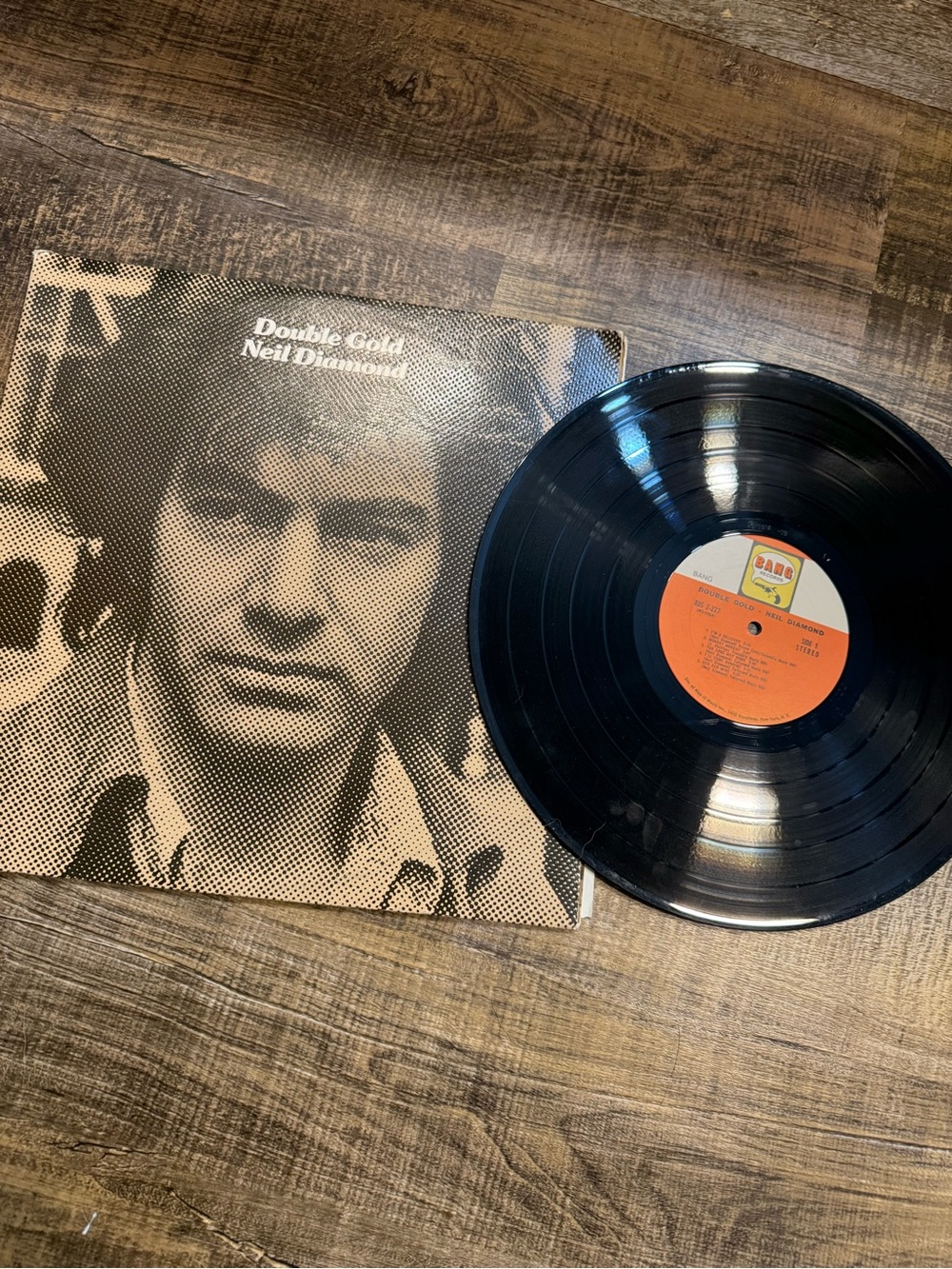 Neil Diamond "Double Gold" Vinyl Record - Black